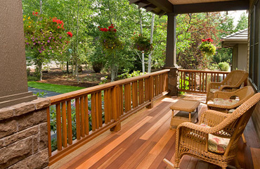 Cedar Decking in Calabasas