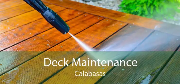 Deck Maintenance Calabasas