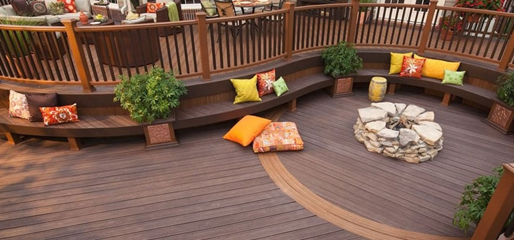 Gray TREX Decking in Calabasas, CA